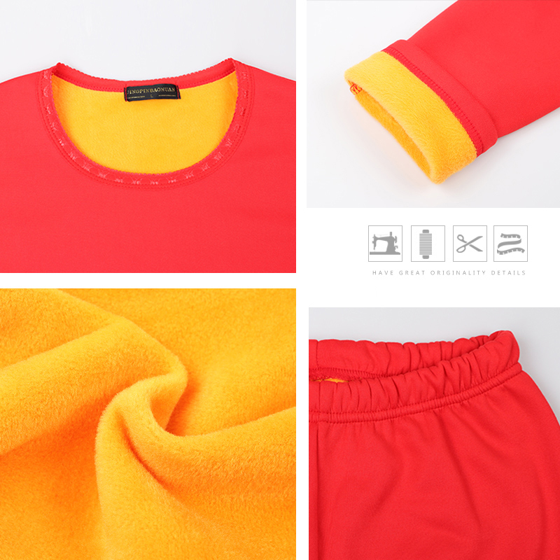 Conjunto de mujer térmico grueso con forro polar cálido