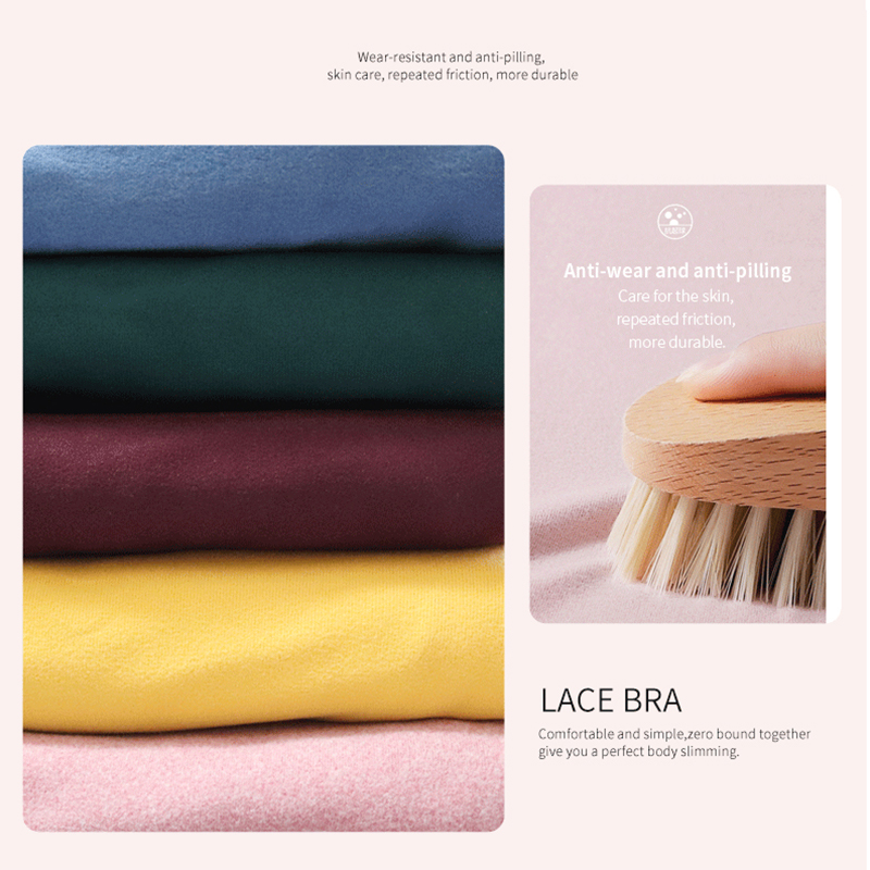 Conjunto térmico de cuello medio de polar alemán de algodón acanalado para mujer