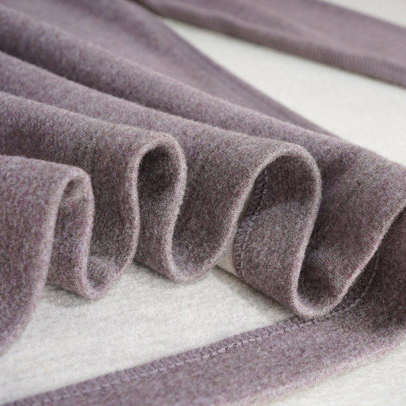 Conjunto de ropa interior térmica de cuello medio para mujer