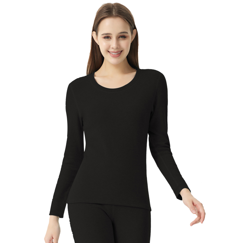 Conjunto de ropa interior térmica para mujer Camel Hair Crew/Mid-Neck